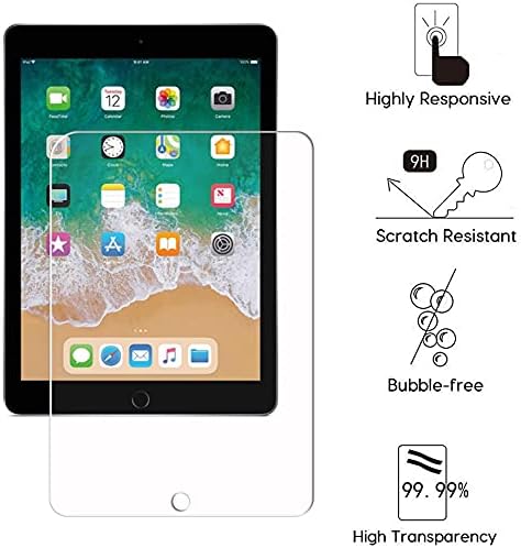 Hojin [3-Pack] מגן מסך התואם ל- iPad 9.7 אינץ 'iPad Pro 9.7 אינץ